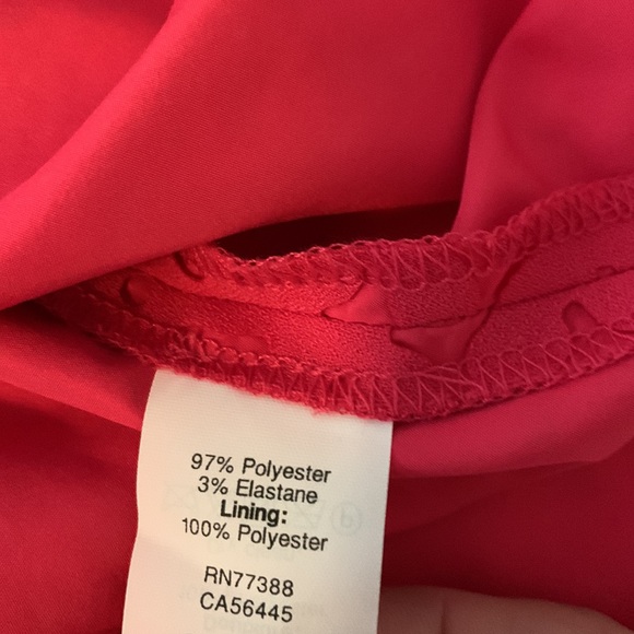 J.CREW HOT PINK A-LINE DRESS WITH LASER CUT FLORAL DESIGN - Picture 7 of 8